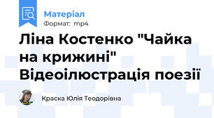 Ліна Костенко "Чайка на крижині" Відеоілюстрація поезії