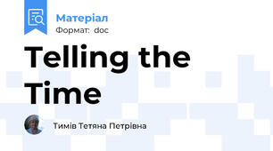 Telling the Time