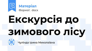 Екскурсія до зимового лісу