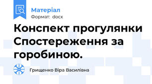Конспект прогулянки Спостереження за горобиною.
