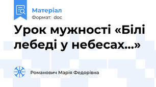 Урок мужності «Білі лебеді у небесах…»