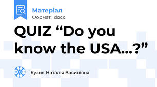 QUIZ “Do you know the USA…?”