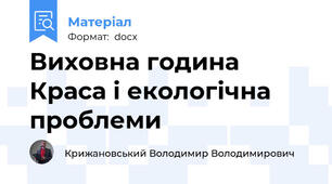 Виховна година   Краса і екологічна проблеми
