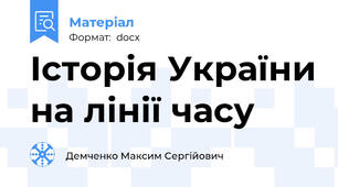 Історія України на лінії часу