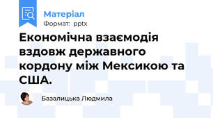 Економічна взаємодія вздовж державного кордону між Мексикою та США.