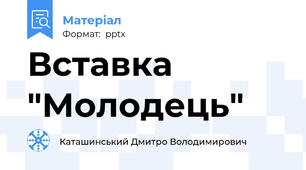 Вставка "Молодець"