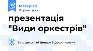презентація "Види оркестрів"