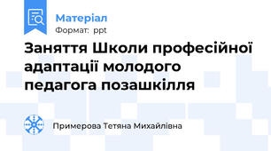 Заняття Школи професійної адаптації молодого педагога позашкілля