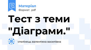 Тест з теми "Діаграми."
