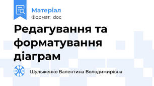 Редагування та форматування діаграм