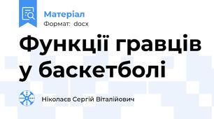 Функції гравців у баскетболі