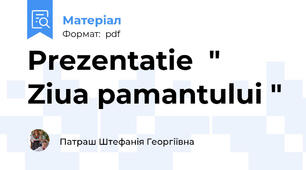 Prezentatie  " Ziua pamantului "