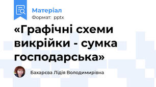 «Графічні схеми викрійки - сумка господарська»