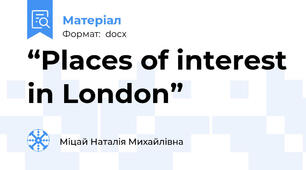 “Places of interest in London”