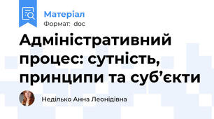 Адміністративний процес: сутність, принципи та суб’єкти