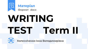 WRITING  TEST    Term II