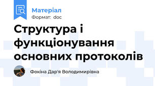 Структура і функціонування основних протоколів