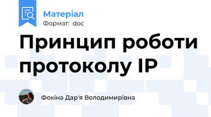Принцип роботи протоколу ІР