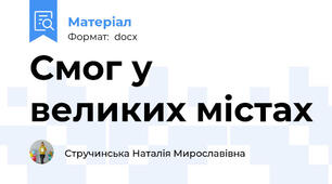 Смог у великих містах