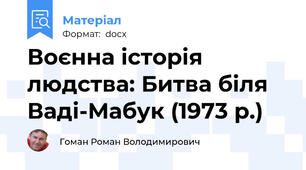 Воєнна історія людства: Битва біля Ваді-Мабук (1973 р.)