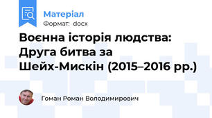 Воєнна історія людства: Друга битва за Шейх-Мискін (2015–2016 рр.)