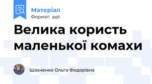 Велика користь маленької комахи