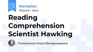 Reading Comprehension Scientist Hawking