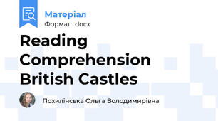 Reading Comprehension British Castles