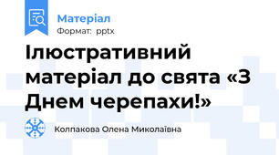 Ілюстративний матеріал до свята «З Днем черепахи!»