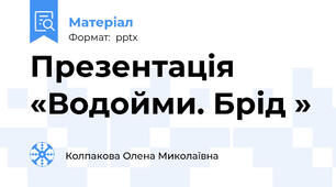 Презентація «Водойми. Брід »