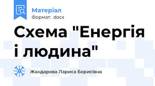 Схема "Енергія і людина"