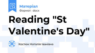 Reading "St Valentine's Day"