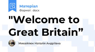 "Welcome to Great Britain”