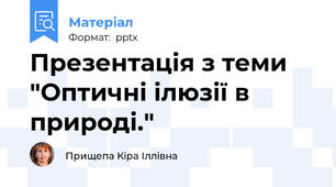 Презентація з теми "Оптичні ілюзії в природі."