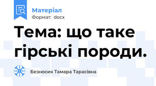 Тема: що таке гірські породи.
