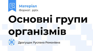 Основні групи організмів