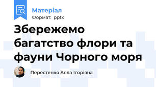 Збережемо багатство флори та фауни Чорного моря