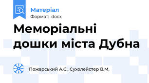 Меморіальні дошки міста Дубна
