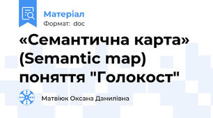 «Семантична карта» (Semantic map) поняття "Голокост"