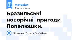 Бразильські новорічні  пригоди Попелюшки.