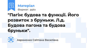 "Пагін: будова та функції. Його розвиток з бруньки. Л.д. Будова пагона та будова бруньки".
