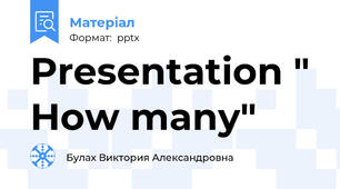 Presentation " How many"