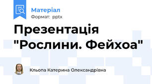 Презентація "Рослини. Фейхоа"