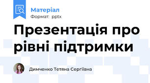 Презентація про рівні підтримки