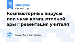 Компьютерные вирусы или чума компьютерной эры Презентация учителя