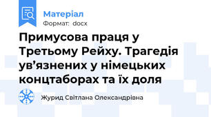 Примусова праця у Третьому Рейху. Трагедія ув’язнених у німецьких концтаборах та їх доля