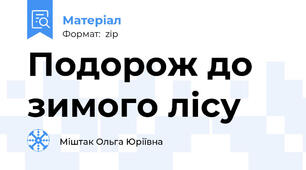 Подорож до зимого лісу