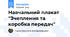 Навчальний плакат "Зчеплення та коробка передач"
