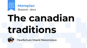 The canadian traditions