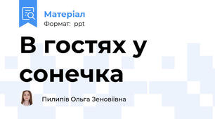 В гостях у сонечка